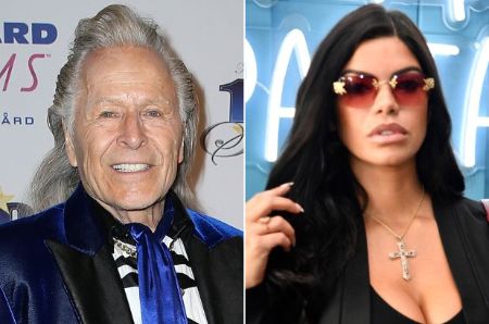 Peter Nygard in left and girlfriend Suelyn Medeiros in right.